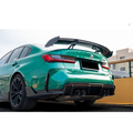 Prepreg Carbon Fiber PT Style Rear Diffuser for BMW G8X G80 M3 G82 G83 M4