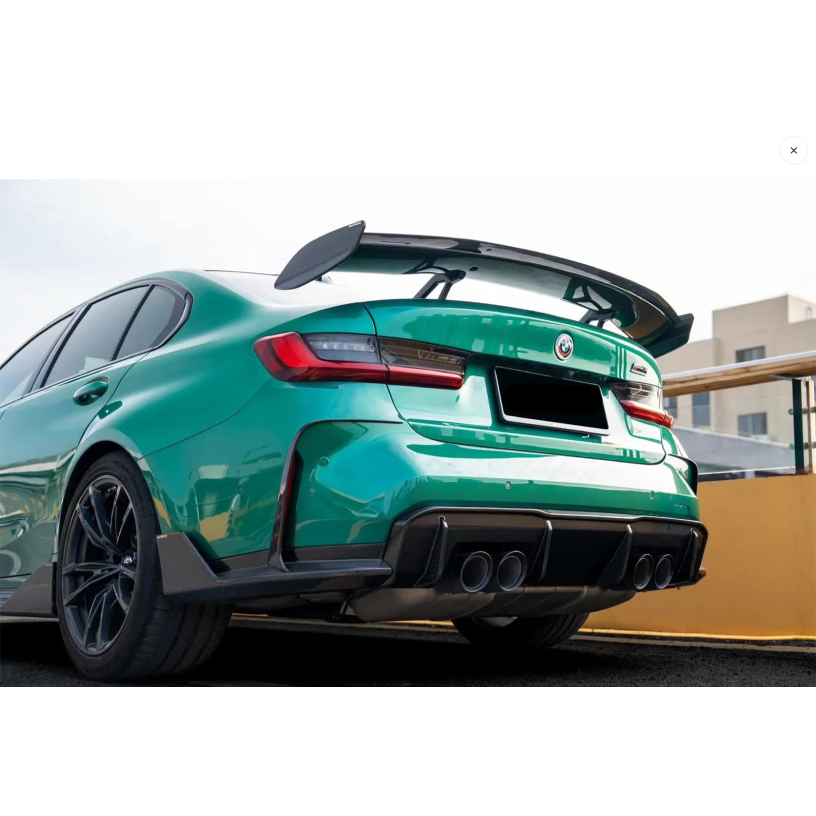 Prepreg Carbon Fiber PT Style Rear Diffuser for BMW G8X G80 M3 G82 G83 M4