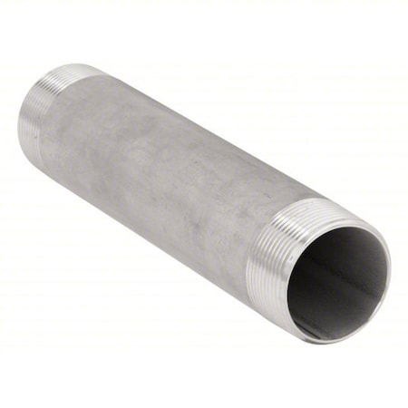 3/4" MNPT x 8" TBE Stainless Steel Pipe Nipple Sch 80