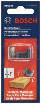 BOSCH 85635B 1 In. x 1/2 In. Carbide-Tipped Lock Mortising Router Bit