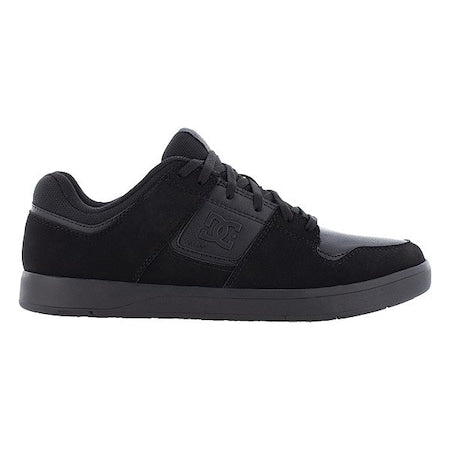 Men's Work Shoe, 9 1/2 Synthetic Leather, Mesh, Polyurethane, Black
