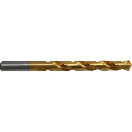 118 Degree General Purpose Jobber Length Drill Cle-Line 1898T TiN HSS RHS/RHC 19/64