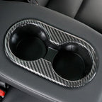 Backseat Cup Holder for Tesla Model 3 Model Y - Carbon Fiber Interior Mods