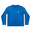 Cooling Long Sleeve Sun Shirt with UV Protection, Blue, L
