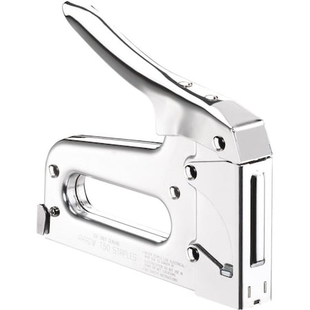Staple Gun, Flat Crown, Crown Width 3/8 in, Length 12 3/4 in, Staple Capacity 84