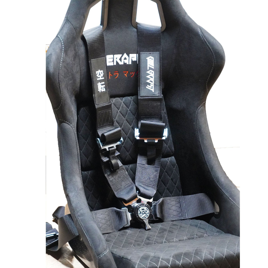 Bull Boost Universal 4 Point Camlock Quick Release Racing Seat Belt Harness