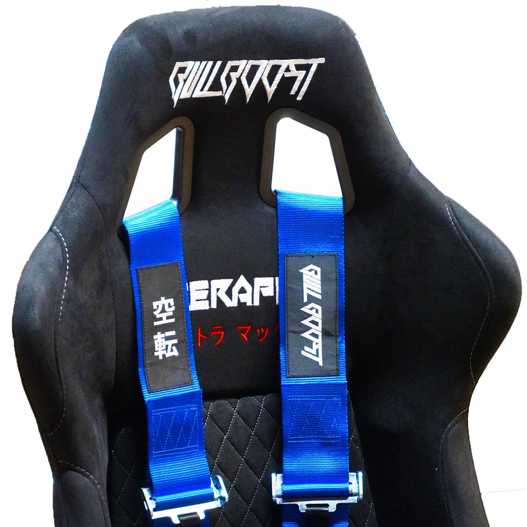 Bull Boost Universal 4 Point Camlock Quick Release Racing Seat Belt Harness