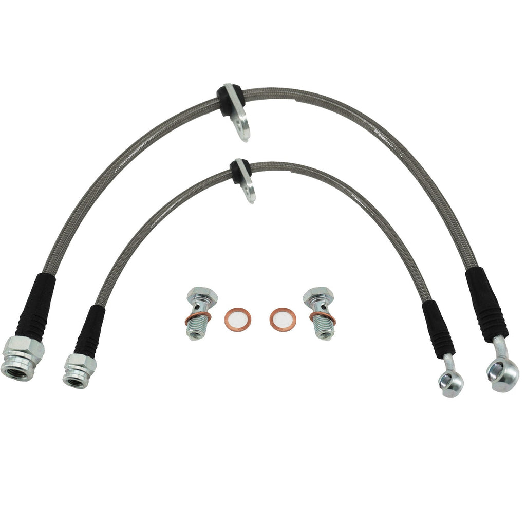 Stainless Steel Front & Rear Brake Line Kit for 92-95 Honda Civic w/rear disc EG