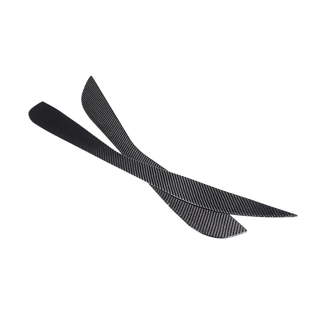 Dry Carbon Fiber Door Anti‑Kick Panel Cover for Chevrolet Corvette C8