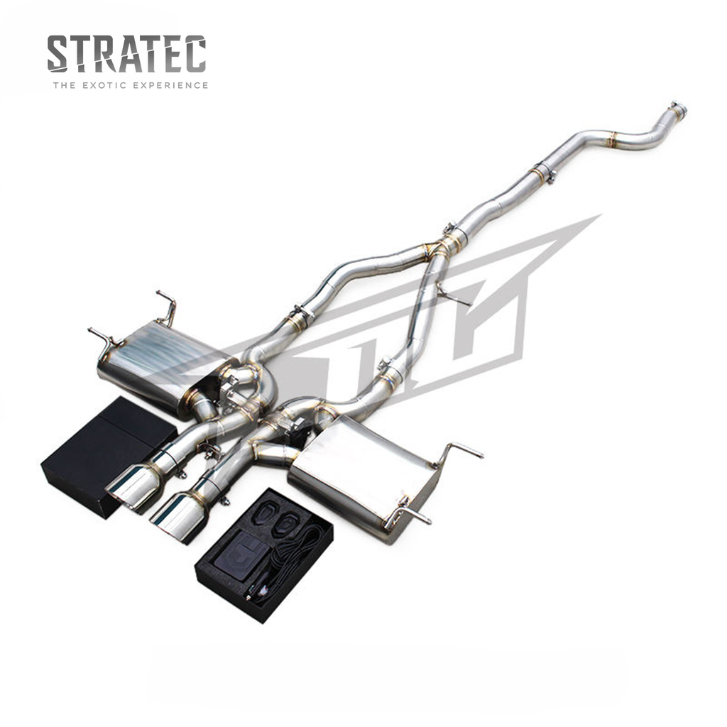 Valved Stainless Steel Performance Exhaust System for Jaguar F‑TYPE 3.0T