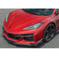 Dry Carbon Fiber OEM Style Front Lip w/ Canards for Chevrolet Corvette C8 Z06 E-Ray
