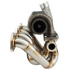 B Series Hood Exit T4 .82 Top Mount Turbo Manifold Kit GSR Si B16 B18 B20 44mm For Civic Si DC2