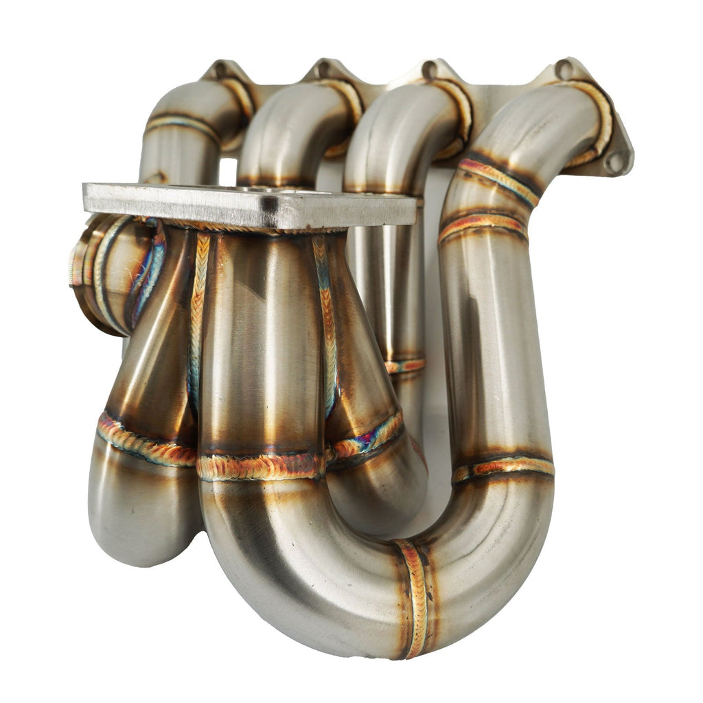 B Series Hood Exit T4 .82 Top Mount Turbo Manifold Kit GSR Si B16 B18 B20 44mm For Civic Si DC2
