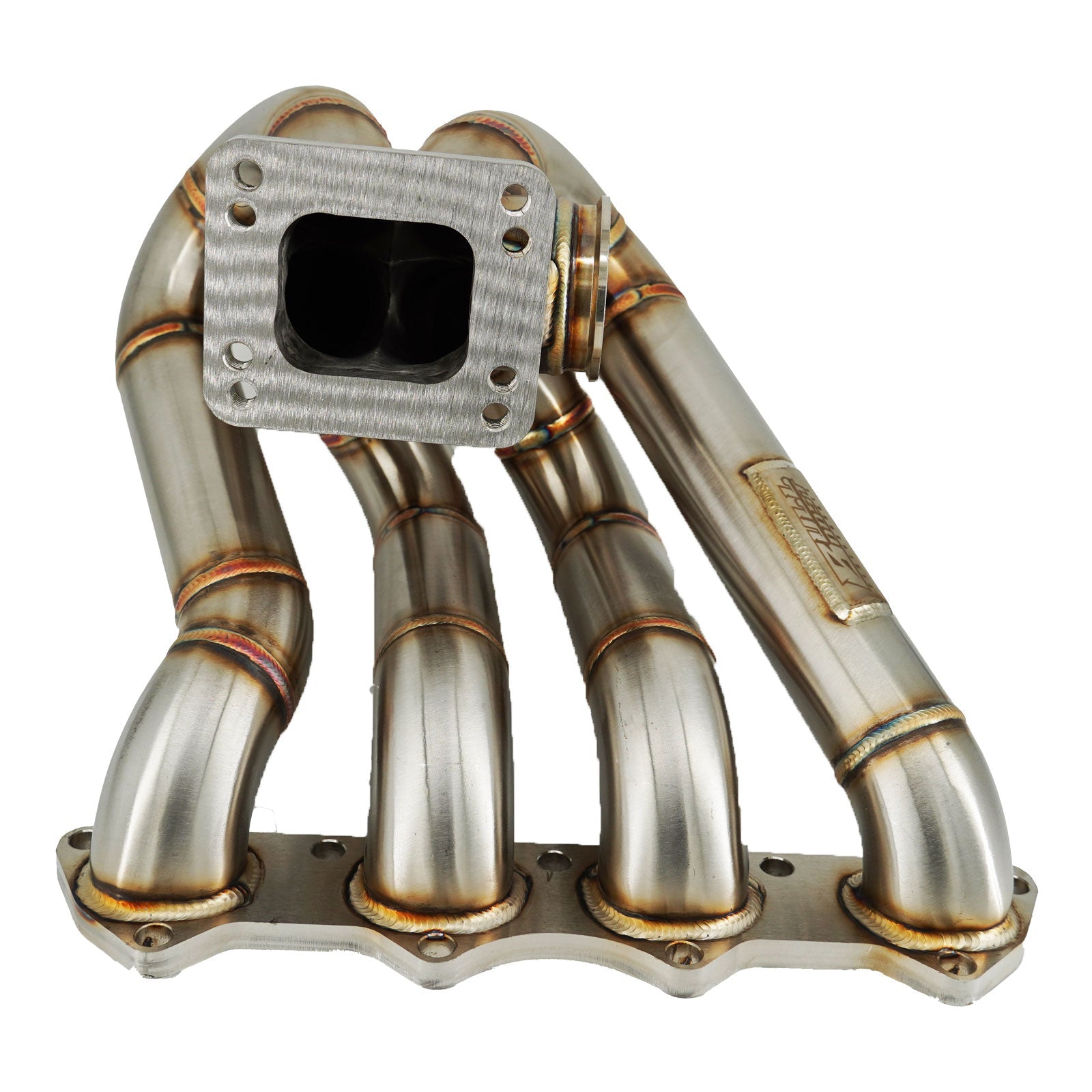 B Series Hood Exit T4 .82 Top Mount Turbo Manifold Kit GSR Si B16 B18 B20 44mm For Civic Si DC2
