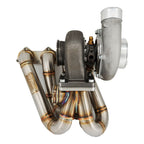 B Series Hood Exit T4 .82 Top Mount Turbo Manifold Kit GSR Si B16 B18 B20 44mm For Civic Si DC2