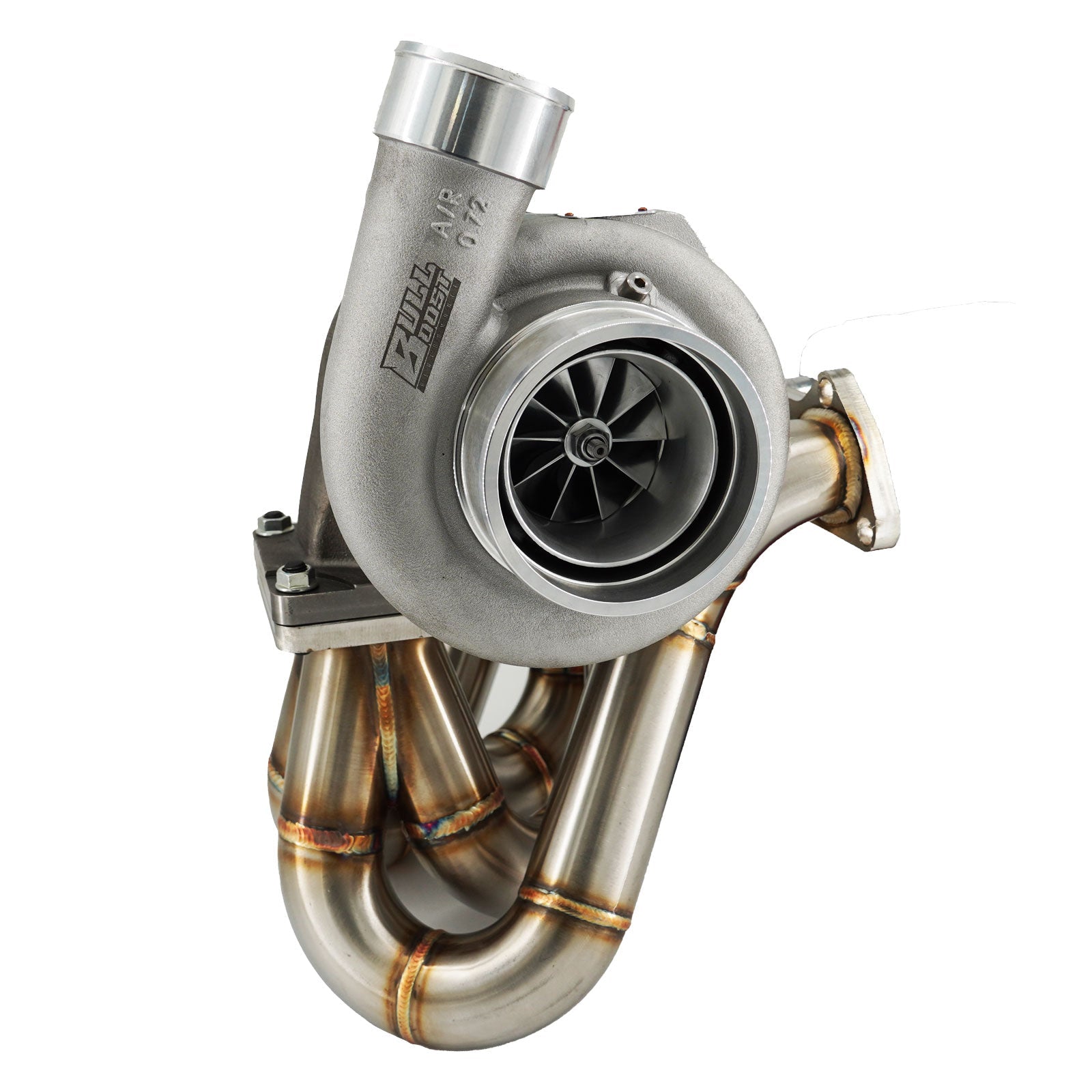 B Series Hood Exit T4 .82 Top Mount Turbo Manifold Kit GSR Si B16 B18 B20 44mm For Civic Si DC2