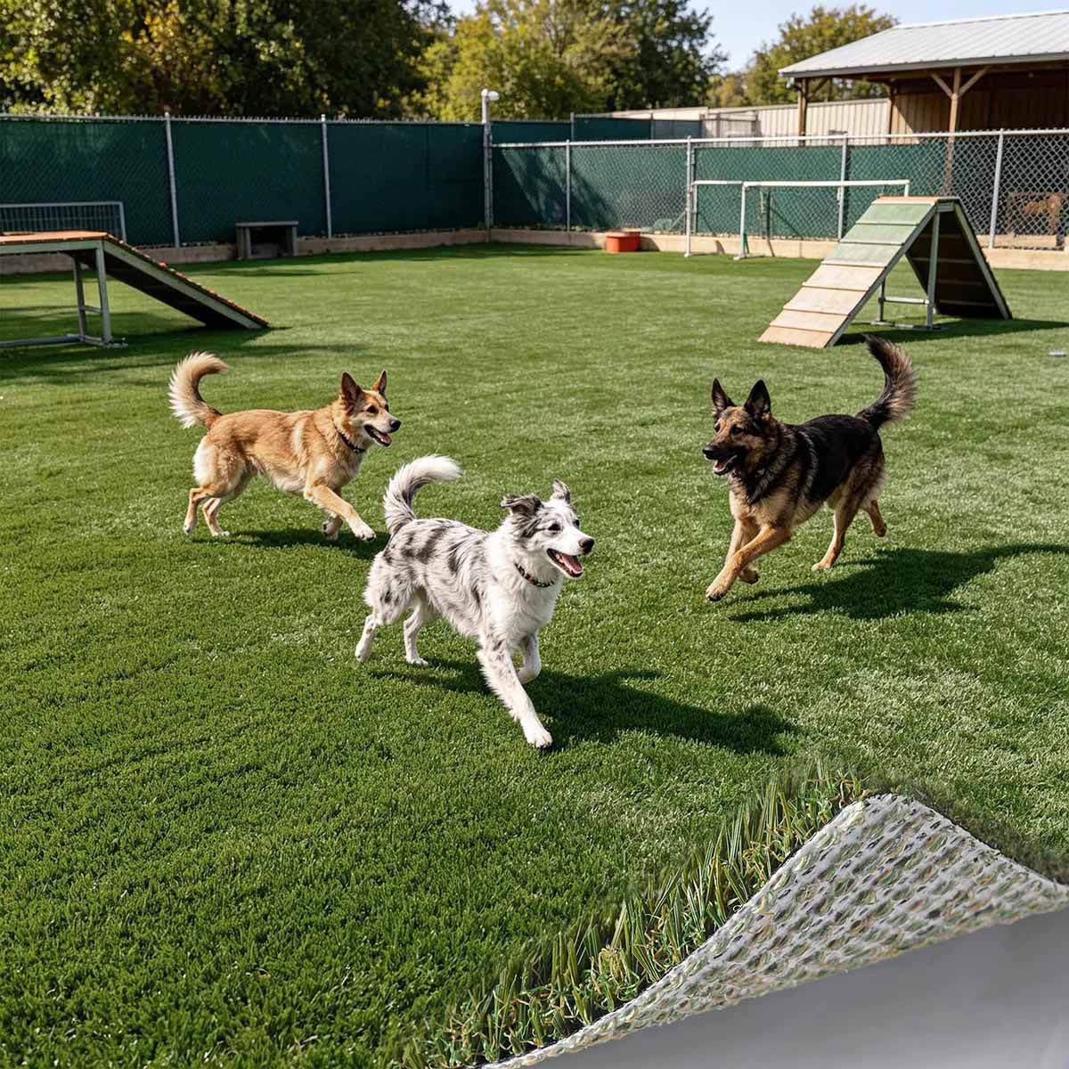 Yescom Commercial Artificial Turf for Pet Facility Runs 15'x Cut-to-Length