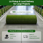 Yescom 15' Artificial Grass Roll Large-scale Landscape Projects | Cut-to-Length