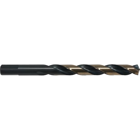 135 Degree Heavy-Duty Jobber Length Drill Cle-Line 1878 Black & Gold HSS RHS/RHC 4.20mm