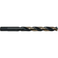135 Degree Heavy-Duty Jobber Length Drill Cle-Line 1878 Black & Gold HSS RHS/RHC No 47
