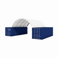 20'x20' Shipping Container Canopy Shelter