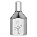 Bit Socket,1/4" Drive,Chrome,S2 Steel
