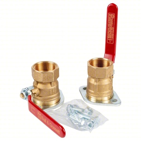 Flange, Steel, Sweat, 1 1/2 in,PK2