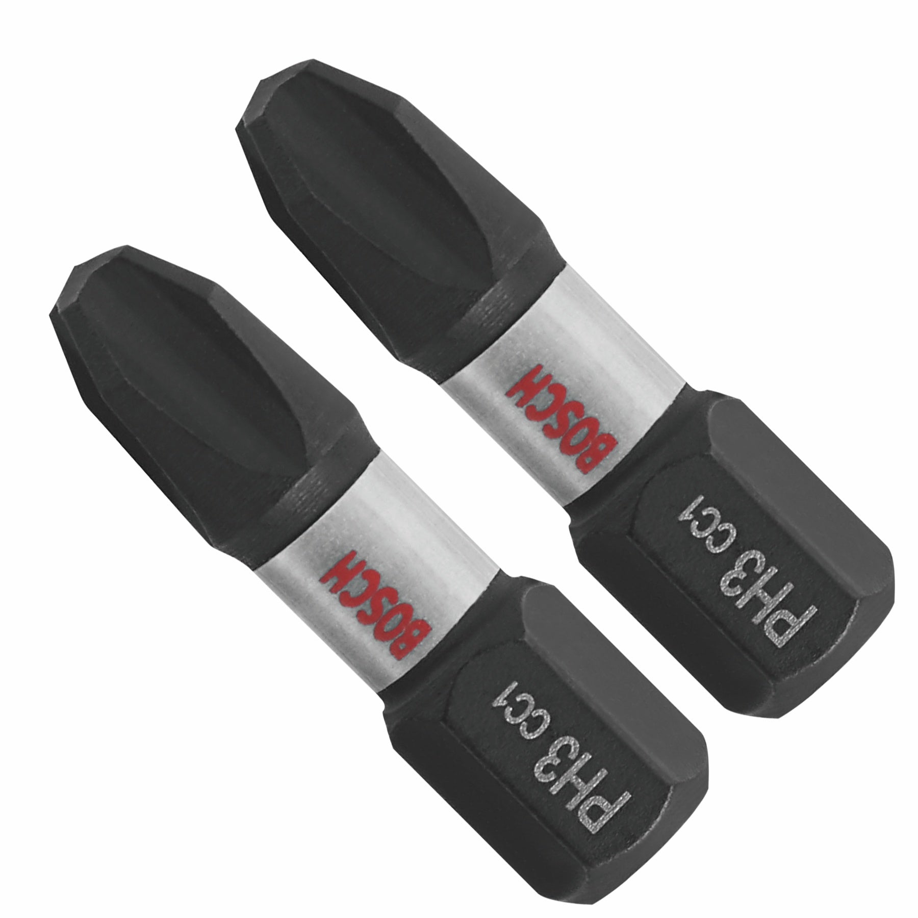 BOSCH ITDPH3102 2 pc. Driven 1 In. Impact Phillips® #3 Insert Bits
