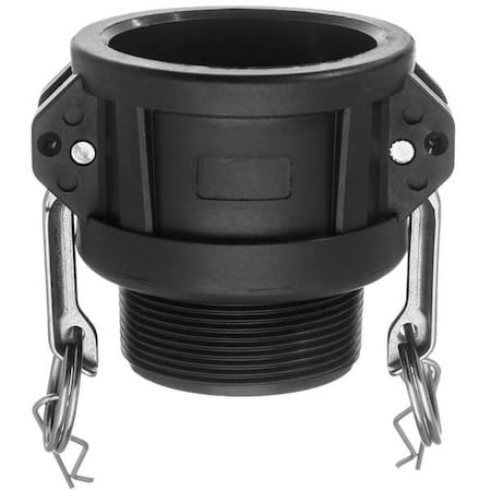 CamGrooveFttng,Threaded,PP,Nitrile