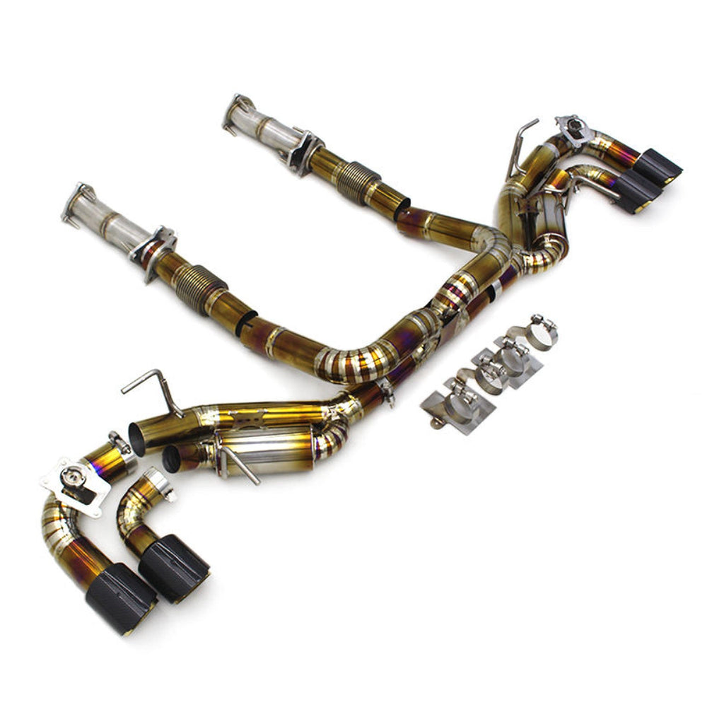 Titanium Valved Catback Exhaust for 20-24 Chevrolet Corvette C8 6.2L V8