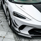 PRO Style Dry Carbon Fiber Front Bumper Splitters for McLaren GT