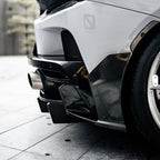 MWD Style Carbon Fiber Rear Diffuser Spats Canards for McLaren GT