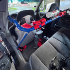 Bull Boost Adjustable Racing Lowered Ultra Max Bucket Seat with Slider Rails