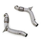 High Flow Exhaust Catless Downpipe Heatshield for Ferrari 488 3.9T V8 GTB Pista Spider