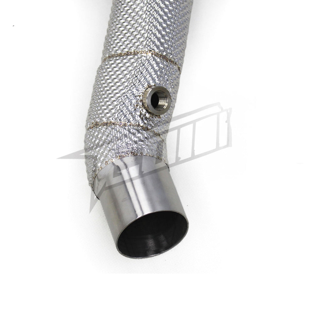 High Flow Exhaust Catless Downpipe Heatshield for Ferrari 488 3.9T V8 GTB Pista Spider