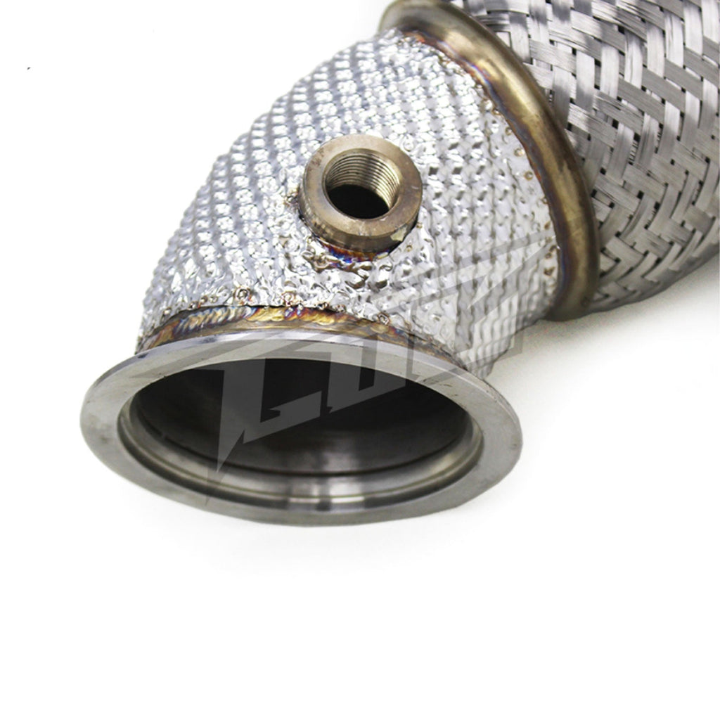 High Flow Exhaust Catless Downpipe Heatshield for Ferrari 488 3.9T V8 GTB Pista Spider