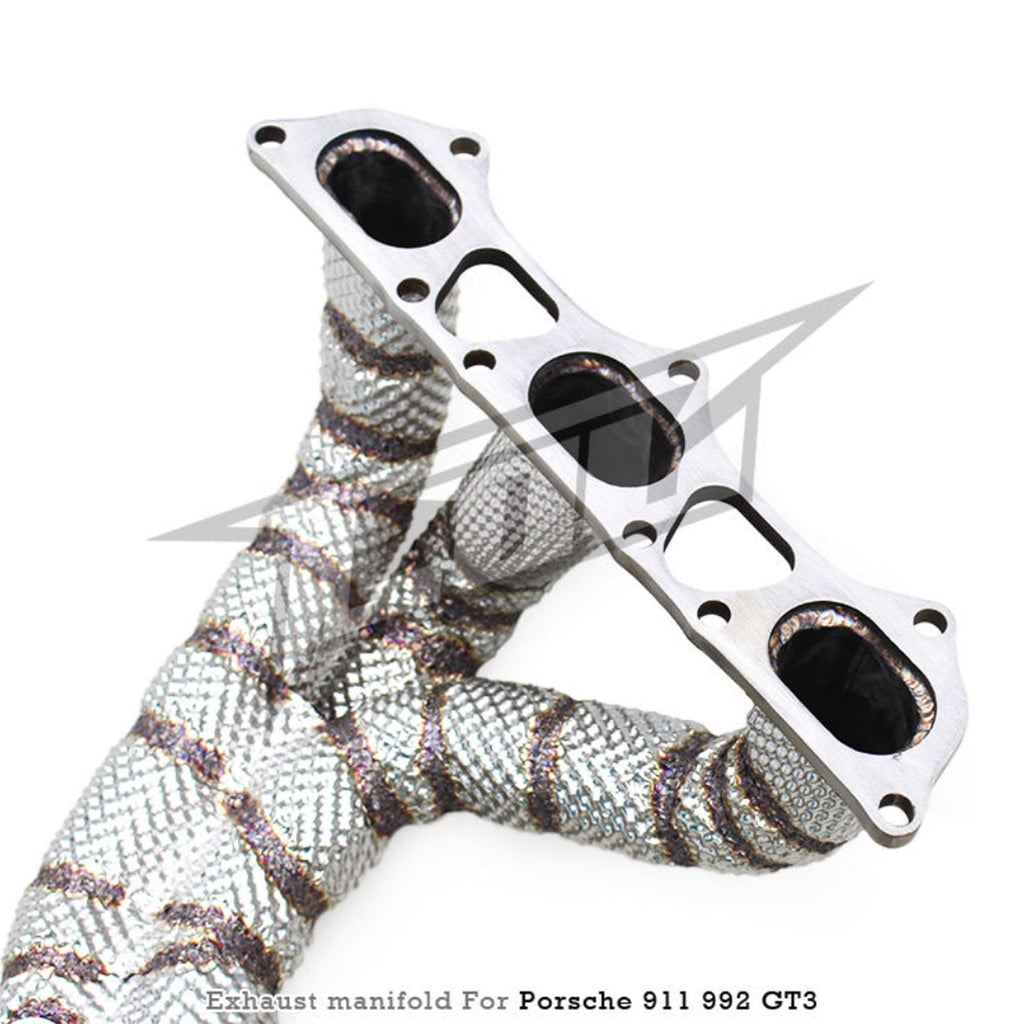 Catless Exhaust Manifold Downpipe for Porsche 992 992.1 992.2 GT3 RS GT3RS 4.0