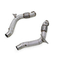 High Flow Exhaust Catless Downpipe Heatshield for Ferrari 488 3.9T V8 GTB Pista Spider