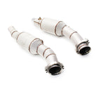 Hi Flow Catted Exhaust Down Pipes for Ferrari Modena 360 Spider 3.6L