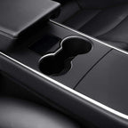 Acrylic Center Console Card Key Holder for Model 3/Y | Gloss Black | Anti-Slip