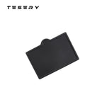 Acrylic Center Console Card Key Holder for Model 3/Y | Gloss Black | Anti-Slip