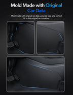 Center Console Side Anti-Kick Mat For Tesla Model Y