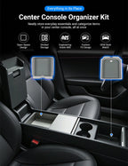 Center Console Tray Armrest Organizer for Model 3 Highland / Model Y Juniper / Model YL