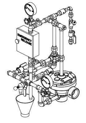 Conventional Deluge Valve Trim For Angle Valves