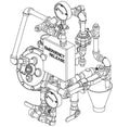 F1 Deluge Valve Conventional Brass Horizontal Modular Trim (use with Straight Through Valves)