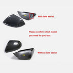 Dry Carbon Fiber Mirror Cover Caps for 18-24 Urus Q8 SQ8 RSQ8