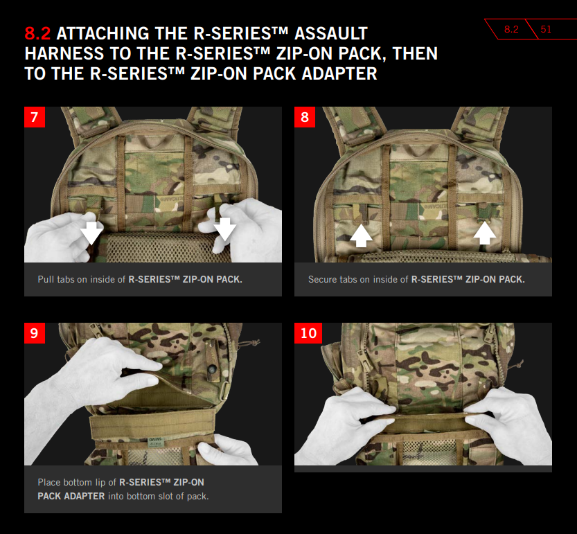 Crye Precision R-Series Zip-On Pack (Like-New)