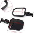 Side Mirrors Can Am Maverick X3 Premium Aluminum w/ Direct & 1.875" Roll Cage