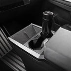 Cybertruck Center Console Cup Holder ABS Carbon Fiber Style Protective Overlay