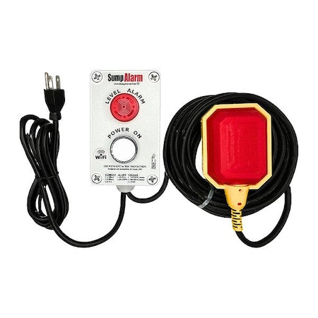 HighWaterAlarm,Audio,Visual,120VAC,33ft